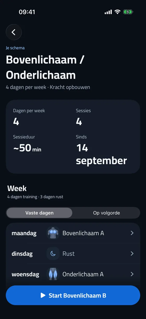 Weekschema
